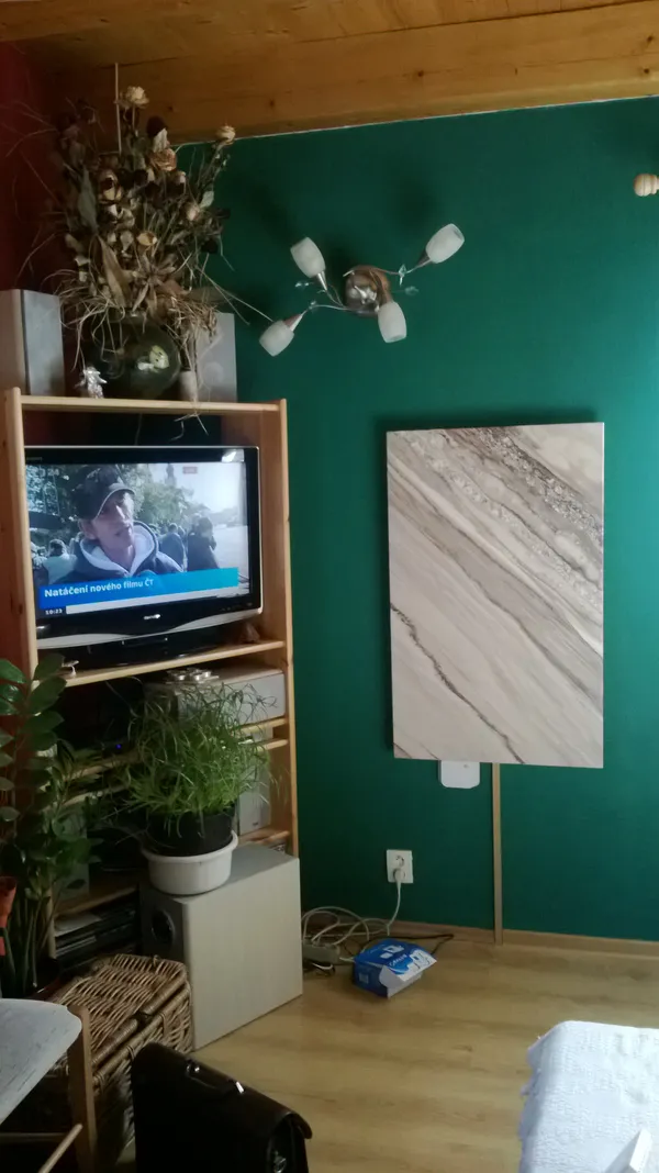 Topení Palissandro, instalace v Praze