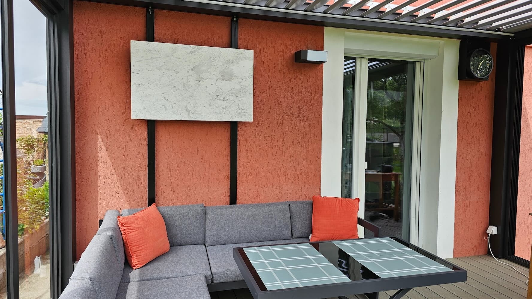 Terasa — venkovní — Mramor · pergola